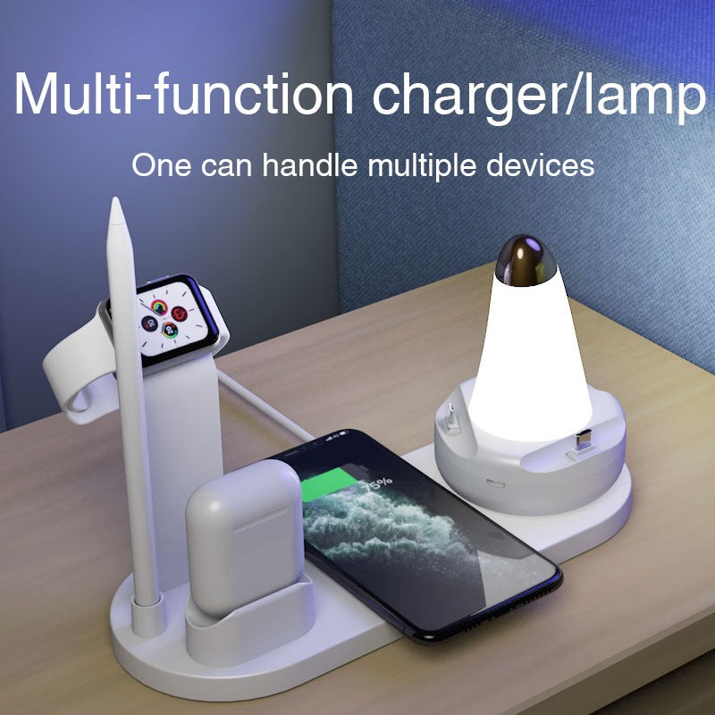 AZWATCH™ - 7 In 1 Wireless Charging Stands With Lamp Amazing Smart Watch