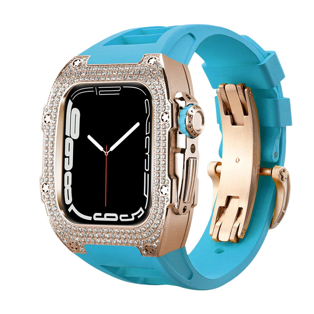 AZWATCH™ - Apple Watch Stainless Steel Diamond Protective Case Amazing Smart Watch