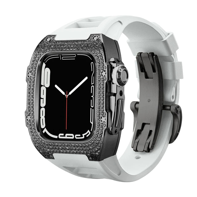 AZWATCH™ - Apple Watch Stainless Steel Diamond Protective Case Amazing Smart Watch